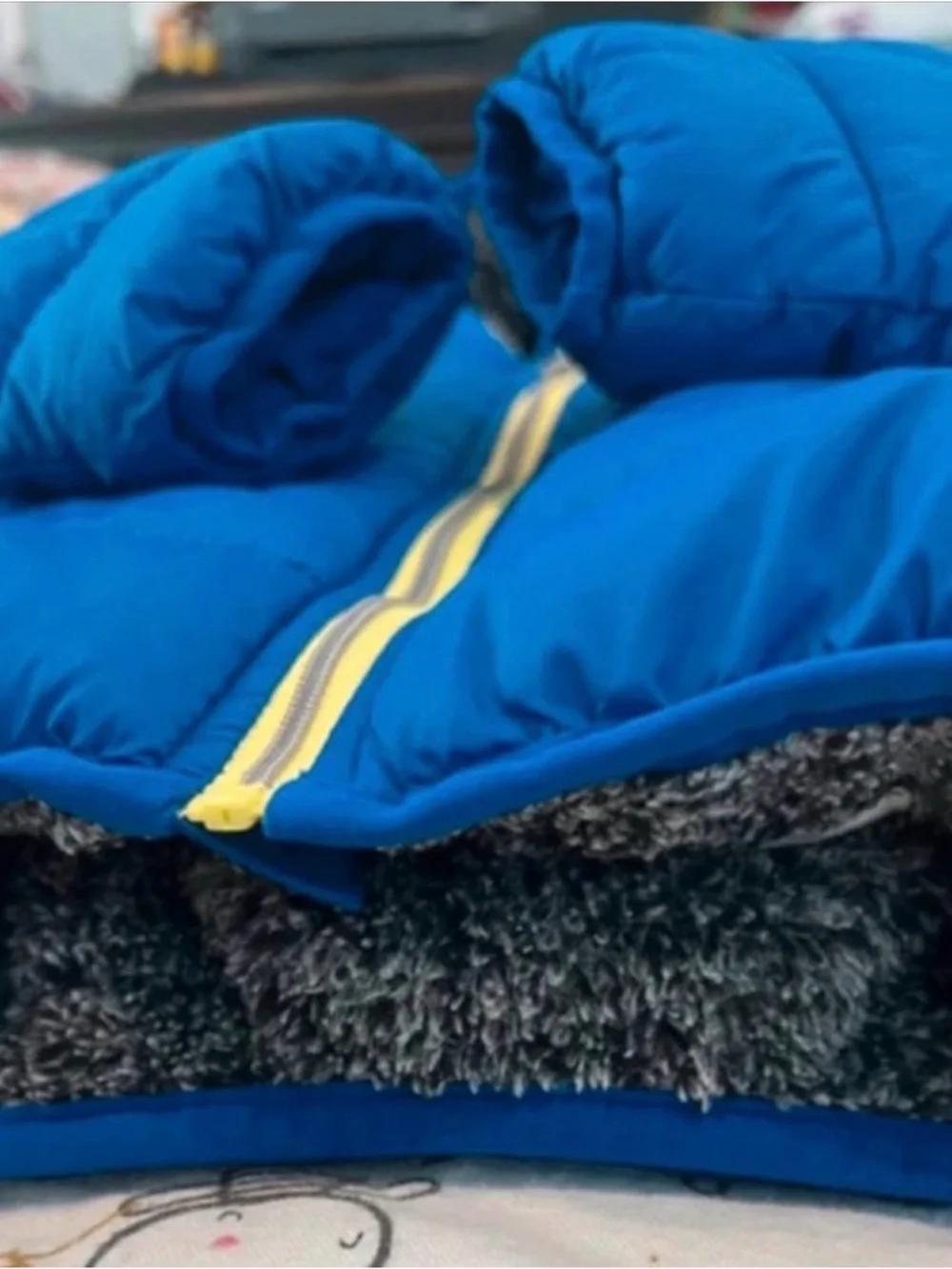 The Children's Place Bright Blue Hooded Puffer Jacket